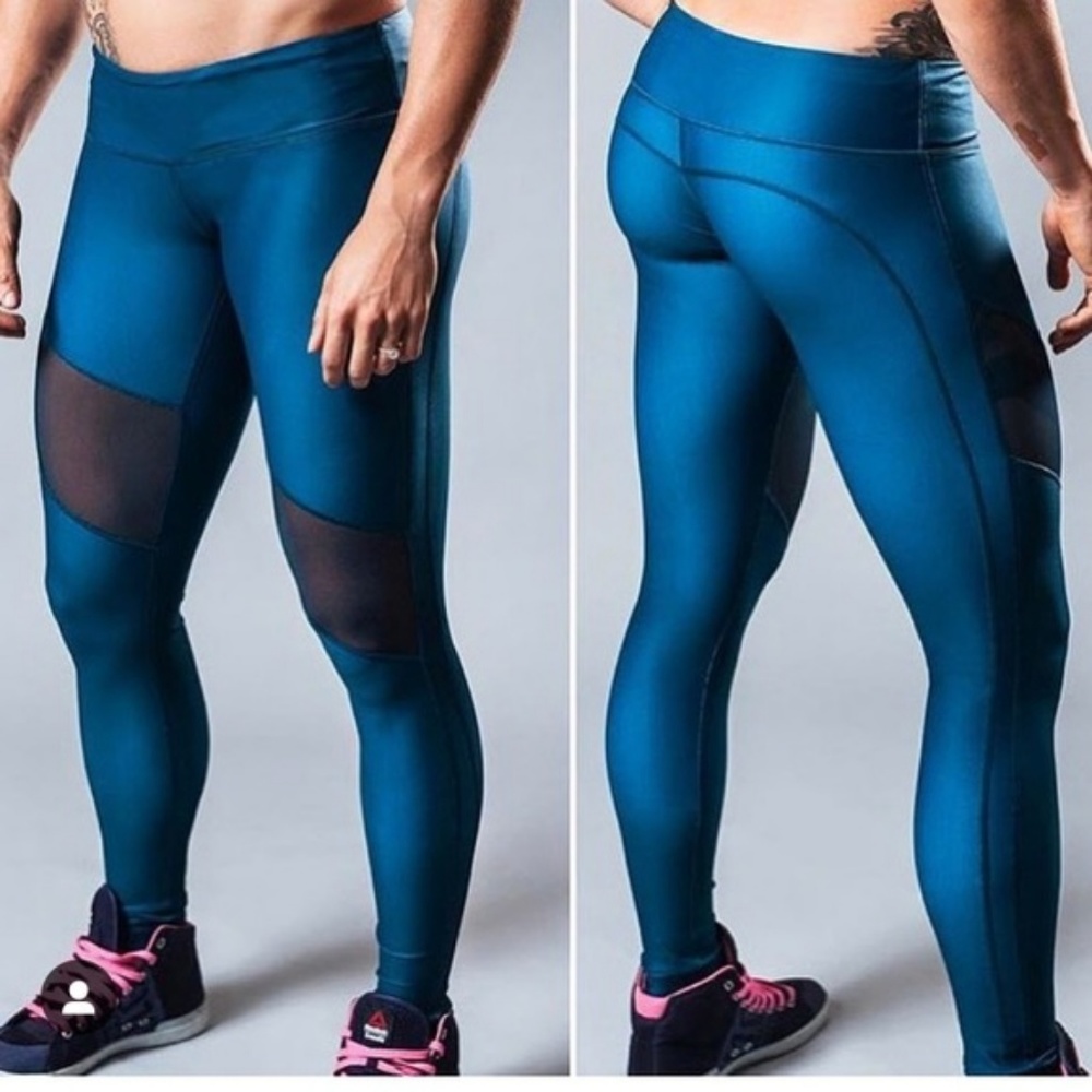 Navy Vull Sport CrossFit Leggings Tights